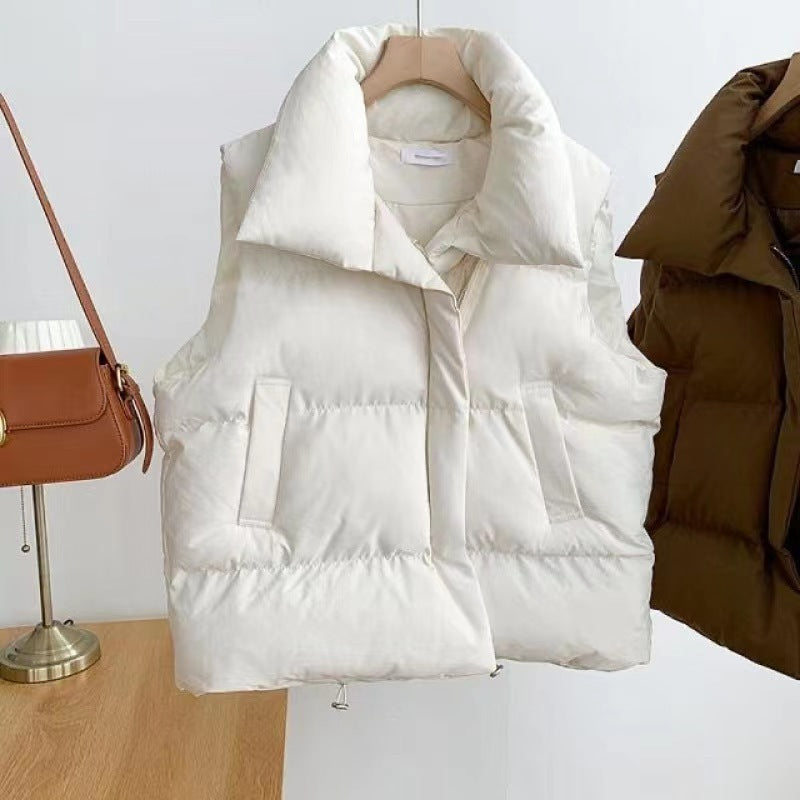 Autumn and winter women's gilet
